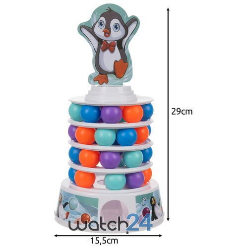 Joc de indemanare, Skiing penguin, Plastic, Multicolor