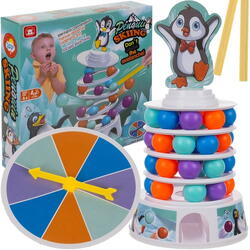 Joc de indemanare, Skiing penguin, Plastic, Multicolor