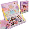 Carte tip Puzzle Magnetic , Set 51 magneti, 6 Cartonase Duble, Tema Costume