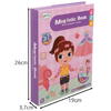 Carte tip Puzzle Magnetic , Set 51 magneti, 6 Cartonase Duble, Tema Costume