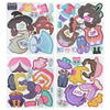 Carte tip Puzzle Magnetic , Set 51 magneti, 6 Cartonase Duble, Tema Costume