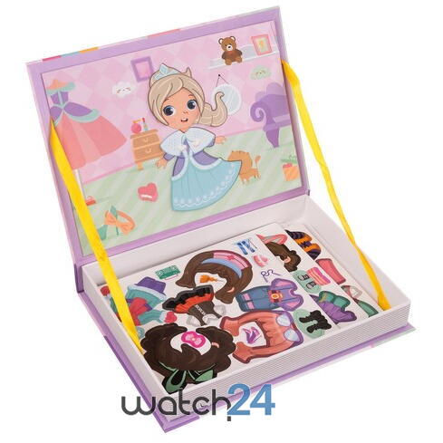 Carte tip Puzzle Magnetic , Set 51 magneti, 6 Cartonase Duble, Tema Costume