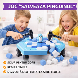Joc interactiv de familie, Salveaza Pinguinul din capcana de gheata