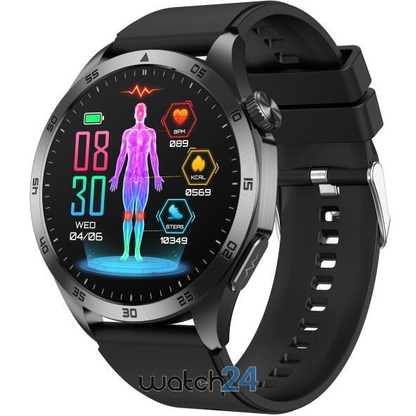 SmartWatch cu Senzor Glucometru, EKG, Temperatura Corporala, Compozitia Sangelui, Acid Uric, Colesterol, Metabolism, Grasimea din Corp, Apel Bluetooth, Numar SOS S798