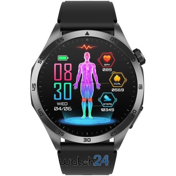 SmartWatch cu Senzor Glucometru, EKG, Temperatura Corporala, Compozitia Sangelui, Acid Uric, Colesterol, Metabolism, Grasimea din Corp, Apel Bluetooth, Numar SOS S798