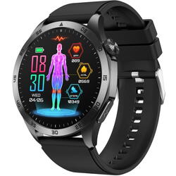 SmartWatch cu Senzor Glucometru, EKG, Temperatura Corporala, Compozitia Sangelui, Acid Uric, Colesterol, Metabolism, Grasimea din Corp, Apel Bluetooth, Numar SOS S798