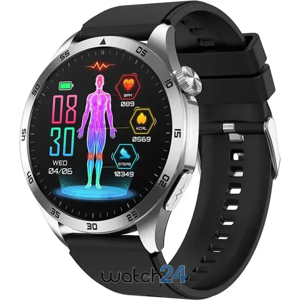 SmartWatch cu Senzor Glucometru, EKG, Temperatura Corporala, Compozitia Sangelui, Acid Uric, Colesterol, Metabolism, Grasimea din Corp, Apel Bluetooth, Numar SOS S799