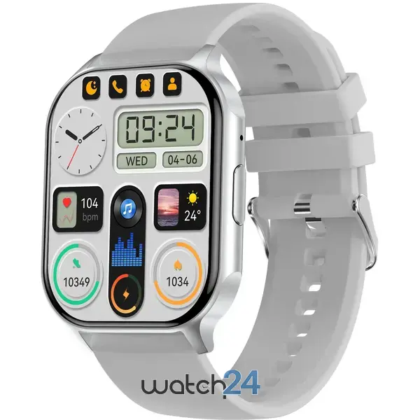 SmartWatch cu Senzor Glucometru, Meniu RO, Apel Bluetooth, Ritm Cardiac, Nivel Oxigen, Tensiune Arteriala, Calculator, Calendar, Calorii, Asistent Vocal S794