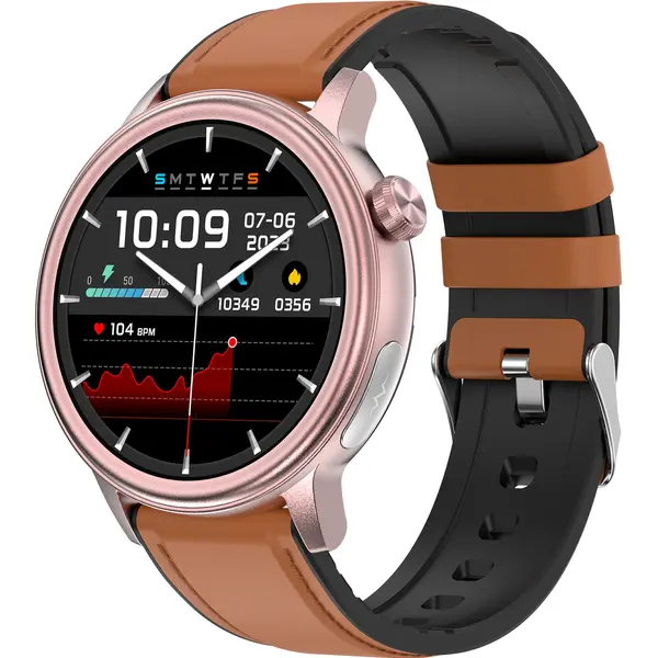 SmartWatch cu Senzor Glucometru, EKG, Temperatura Corporala, Compozitia Sangelui, Acid Uric, Colesterol, Metabolism, Grasimea din Corp, Apel Bluetooth, Numar SOS S806