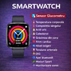 SmartWatch cu Senzor Glucometru, EKG, Temperatura Corporala, Compozitia Sangelui, Acid Uric, Colesterol, Metabolism, Grasimea din Corp, Apel Bluetooth, Numar SOS S809