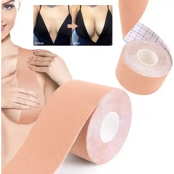 Set plasturi/banda adeziva ridicare sani, culoare bej