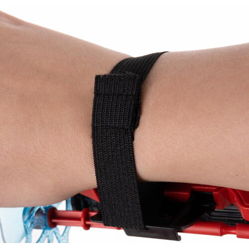 Lansator de Sageti, Manusa lui SpiderMan, din material textil cu lansator si trei sageti, pentru copii