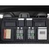 Organizator Portbagaj Auto, 8 Compartimente Depozitare, Buzunare Rezistente, Impermeabile, Prindere de Tetiere, Pliabila, pentru SUV, Jeep, Hatchback, Crossover, Break, Monovolum si Mpv, Usor de Montat, 84 x 47 cm, Negru