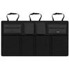 Organizator Portbagaj Auto, 8 Compartimente Depozitare, Buzunare Rezistente, Impermeabile, Prindere de Tetiere, Pliabila, pentru SUV, Jeep, Hatchback, Crossover, Break, Monovolum si Mpv, Usor de Montat, 84 x 47 cm, Negru