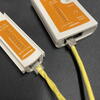 Tester cabluri RJ45/RJ11, 2 viteze, pentru diagnoza retele, set cu tester MASTER si tester PILOT