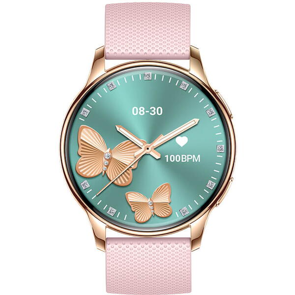 SmartWatch cu Apel Bluetooth, Meniu RO, Calculator, Calendar, Vreme, Moduri Sport, Calorii, Monitorizare Somn, Ritm Cardiac, Nivel Oxigen, Tensiune Arteriala S824