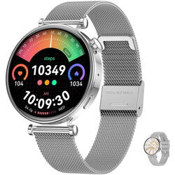 SmartWatch cu 2 Curele, Apel Bluetooth, Monitorizare Somn, Calorii, Moduri Sport, Ciclu Menstrual, Distanta Parcursa, Ritm Cardiac, Nivel Oxigen, Tensiune Arteriala, Numar SOS, Calculator S825