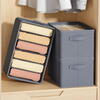 Organizator imbracaminte cu 9 compartimente pentru blugi, pulovere, camasi, 44x30x20 Gri