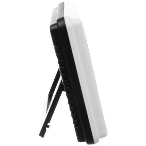 Termometru si Higrometru Profesional de Camera si Exterior cu Transmitatoare Wireless, 60 m Raza Actiune, Ecran LCD, Iluminare de Fundal, Touch, Alb