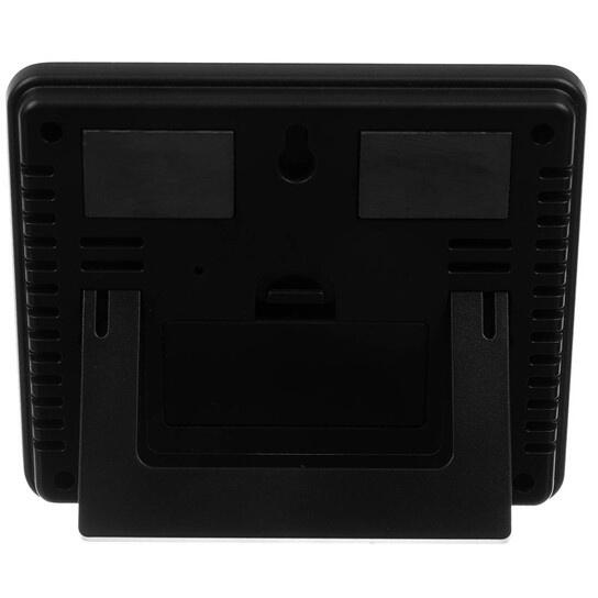 Termometru si Higrometru Profesional de Camera si Exterior cu Transmitatoare Wireless, 60 m Raza Actiune, Ecran LCD, Iluminare de Fundal, Touch, Alb