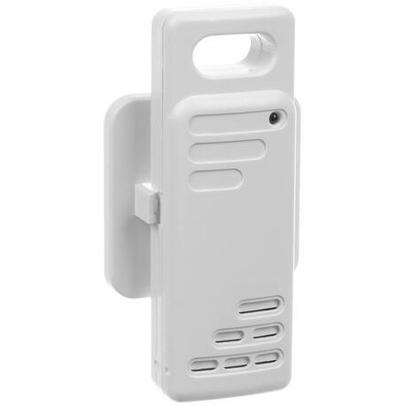 Termometru si Higrometru Profesional de Camera si Exterior cu Transmitatoare Wireless, 60 m Raza Actiune, Ecran LCD, Iluminare de Fundal, Touch, Alb