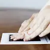 Kit amprenta cu tus non-toxic, pentru maini si picioare bebelusi