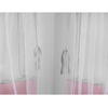Cort de joaca pentru copii, Varf Conic, Perdele Transparente, Dimensiuni Generoase, Instalare Usoara, pentru Interior/Exterior, 123 x 123 x 140cm, Roz/Gri