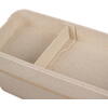 Cutie de pranz alimentara, Lingura si Furculita Incluse, 750 ml, Bej, Din Material Ecologic