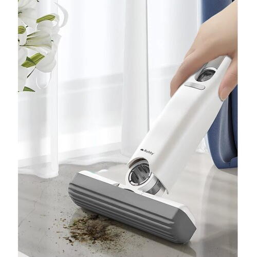 Mini Mop Portabil Pentru Diferite Suprafete Si Geamuri, Sistem Autostoarcere, Alb