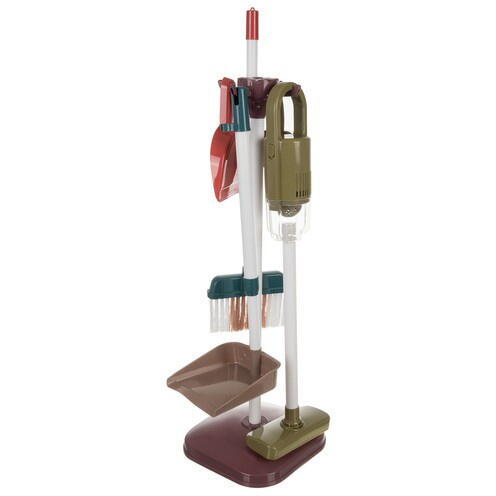 Set de curatenie pentru copii cu aspirator vertical, galeata, mop