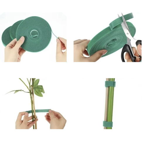 Legaturi pentru plante, Nylon reutilizabil, 5 Metri Lungime, Pentru legat plante si organizare cabluri