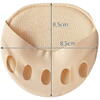 Set 2 branturi metatarsiene pentru incaltaminte, spuma, bumbac, Moi si Confortabile, Marime ajustabila, 8.5 x 8.5 cm, Bej