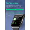 SmartWatch Cu Senzor Glucometru, Acid Uric, EKG, Grasimea din Corp, Temperatura Corporala, Ritm Cardiac, Tensiune Arteriala, Nivel Oxigen, Apel Bluetooth, Calculator, Calendar, Vreme S841