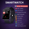 SmartWatch Cu Senzor Glucometru, Acid Uric, EKG, Grasimea din Corp, Temperatura Corporala, Ritm Cardiac, Tensiune Arteriala, Nivel Oxigen, Apel Bluetooth, Calculator, Calendar, Vreme S841