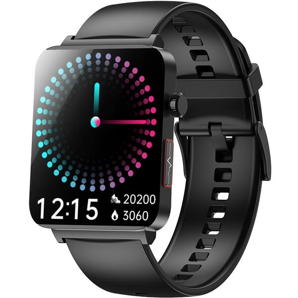 SmartWatch Cu Senzor Glucometru, Acid Uric, EKG, Grasimea din Corp, Temperatura Corporala, Ritm Cardiac, Tensiune Arteriala, Nivel Oxigen, Apel Bluetooth, Calculator, Calendar, Vreme S841