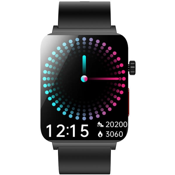 SmartWatch Cu Senzor Glucometru, Acid Uric, EKG, Grasimea din Corp, Temperatura Corporala, Ritm Cardiac, Tensiune Arteriala, Nivel Oxigen, Apel Bluetooth, Calculator, Calendar, Vreme S841