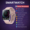 SmartWatch Cu Senzor Glucometru, Acid Uric, EKG, Grasimea din Corp, Temperatura Corporala, Ritm Cardiac, Tensiune Arteriala, Nivel Oxigen, Apel Bluetooth, Calculator, Calendar, Vreme S842