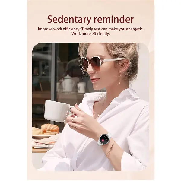 SmartWatch Cu Senzor Glucometru, Acid Uric, EKG, Grasimea din Corp, Temperatura Corporala, Ritm Cardiac, Tensiune Arteriala, Nivel Oxigen, Apel Bluetooth, Calculator, Calendar, Vreme S845