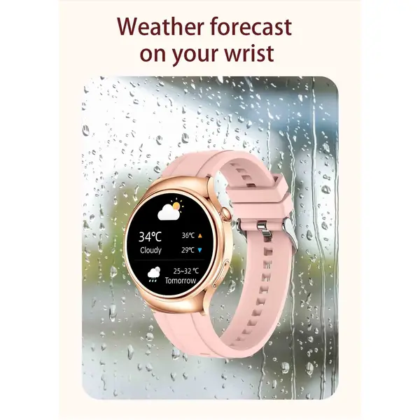 SmartWatch Cu Senzor Glucometru, Acid Uric, EKG, Grasimea din Corp, Temperatura Corporala, Ritm Cardiac, Tensiune Arteriala, Nivel Oxigen, Apel Bluetooth, Calculator, Calendar, Vreme S847
