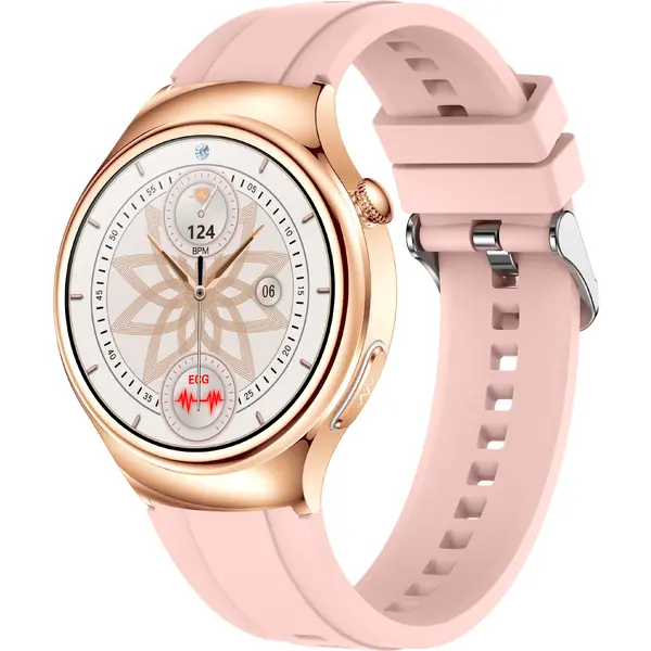 SmartWatch Cu Senzor Glucometru, Acid Uric, EKG, Grasimea din Corp, Temperatura Corporala, Ritm Cardiac, Tensiune Arteriala, Nivel Oxigen, Apel Bluetooth, Calculator, Calendar, Vreme S847
