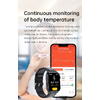SmartWatch cu Senzor Glucometru, EKG, Nivel Oxigen, Ritm Cardiac, Tensiune Arteriala, Moduri Sport, Calorii, Vreme, Calculator S850