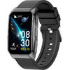 SmartWatch cu Senzor Glucometru, Ritm Cardiac, Nivel Oxigen, Tensiune Arteriala, Apel Bluetooth, Calculator, Moduri Sport, Calorii, Vreme, Ciclu Menstrual, Nivel Stres S833
