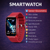 SmartWatch cu Senzor Glucometru, Ritm Cardiac, Nivel Oxigen, Tensiune Arteriala, Apel Bluetooth, Calculator, Moduri Sport, Calorii, Vreme, Ciclu Menstrual, Nivel Stres S835