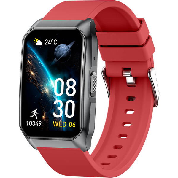 SmartWatch cu Senzor Glucometru, Ritm Cardiac, Nivel Oxigen, Tensiune Arteriala, Apel Bluetooth, Calculator, Moduri Sport, Calorii, Vreme, Ciclu Menstrual, Nivel Stres S835