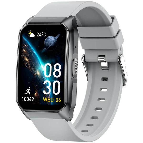 SmartWatch cu Senzor Glucometru, Ritm Cardiac, Nivel Oxigen, Tensiune Arteriala, Apel Bluetooth, Calculator, Moduri Sport, Calorii, Vreme, Ciclu Menstrual, Nivel Stres S836