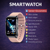 SmartWatch cu Senzor Glucometru, Ritm Cardiac, Nivel Oxigen, Tensiune Arteriala, Apel Bluetooth, Calculator, Moduri Sport, Calorii, Vreme, Ciclu Menstrual, Nivel Stres S837