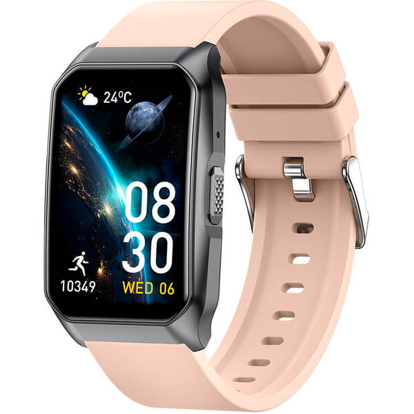 SmartWatch cu Senzor Glucometru, Ritm Cardiac, Nivel Oxigen, Tensiune Arteriala, Apel Bluetooth, Calculator, Moduri Sport, Calorii, Vreme, Ciclu Menstrual, Nivel Stres S837