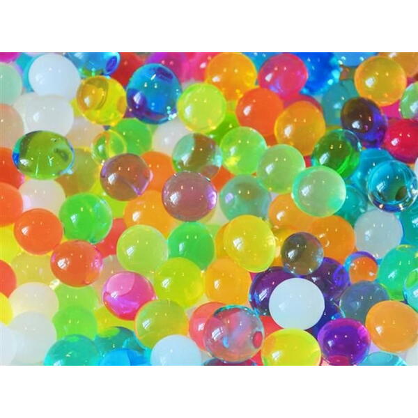 Set  bile de gel absorbante, biodegradabile, multicolor, pentru decorare si aromaterapie, 20 plicuri x 5 Grame