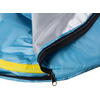 Cort plaja pentru copii cu bazin integrat, POP UP, protectie UV si vant, albastru-galben, 65x115x80cm