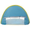 Cort plaja pentru copii cu bazin integrat, POP UP, protectie UV si vant, albastru-galben, 65x115x80cm